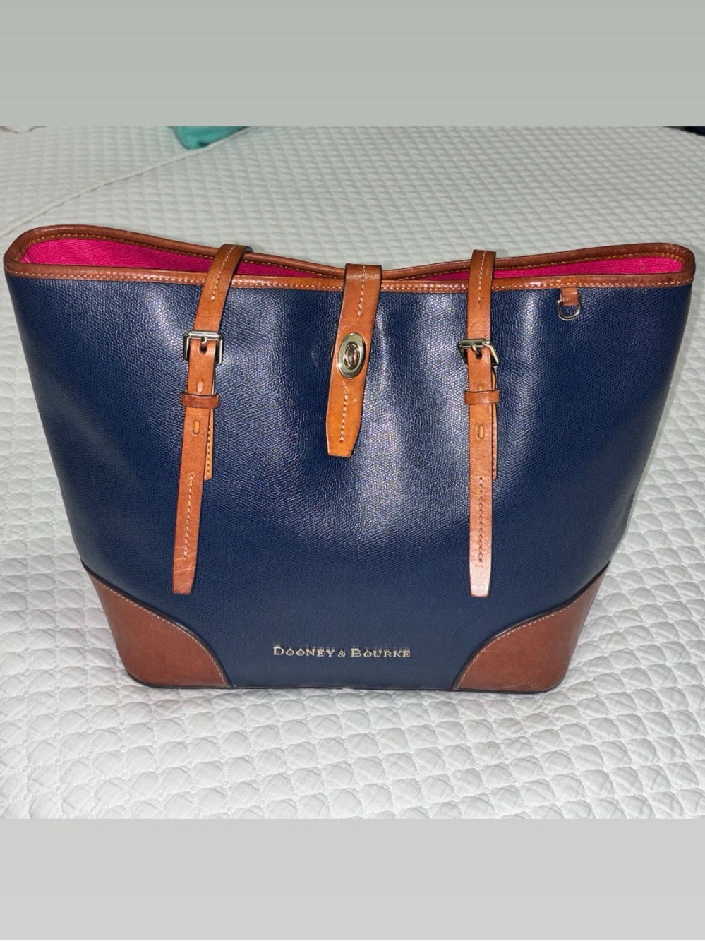 Dooney & Bourke Claremont Dover Tote in Navy.